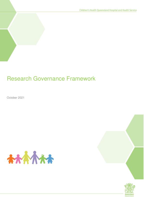 Thumbnail of Research Governance Framework