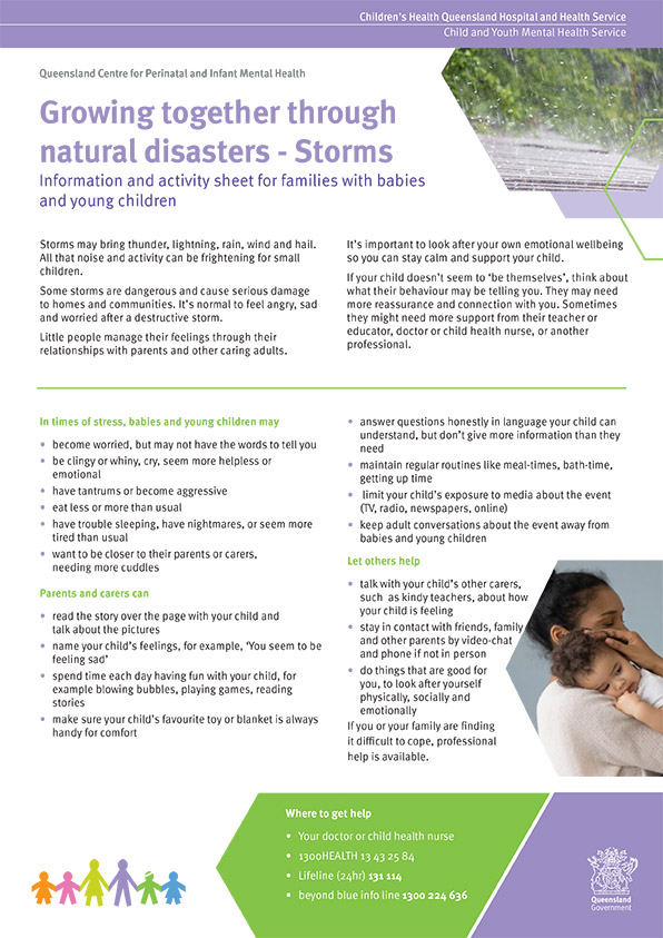 Thumbnail of Storm – Growing together through natural disasters information sheet