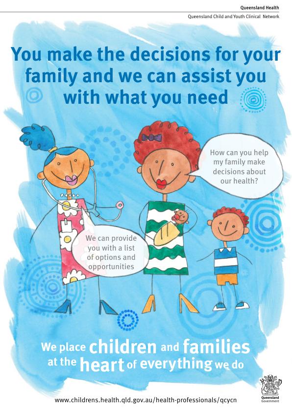 Thumbnail of Family centred care posters – adapted for Aboriginal and Torres Strait Islander communities